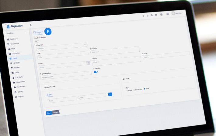 Digital Migital QR Menu